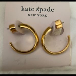 NWT Kate Spade hoop Earrings